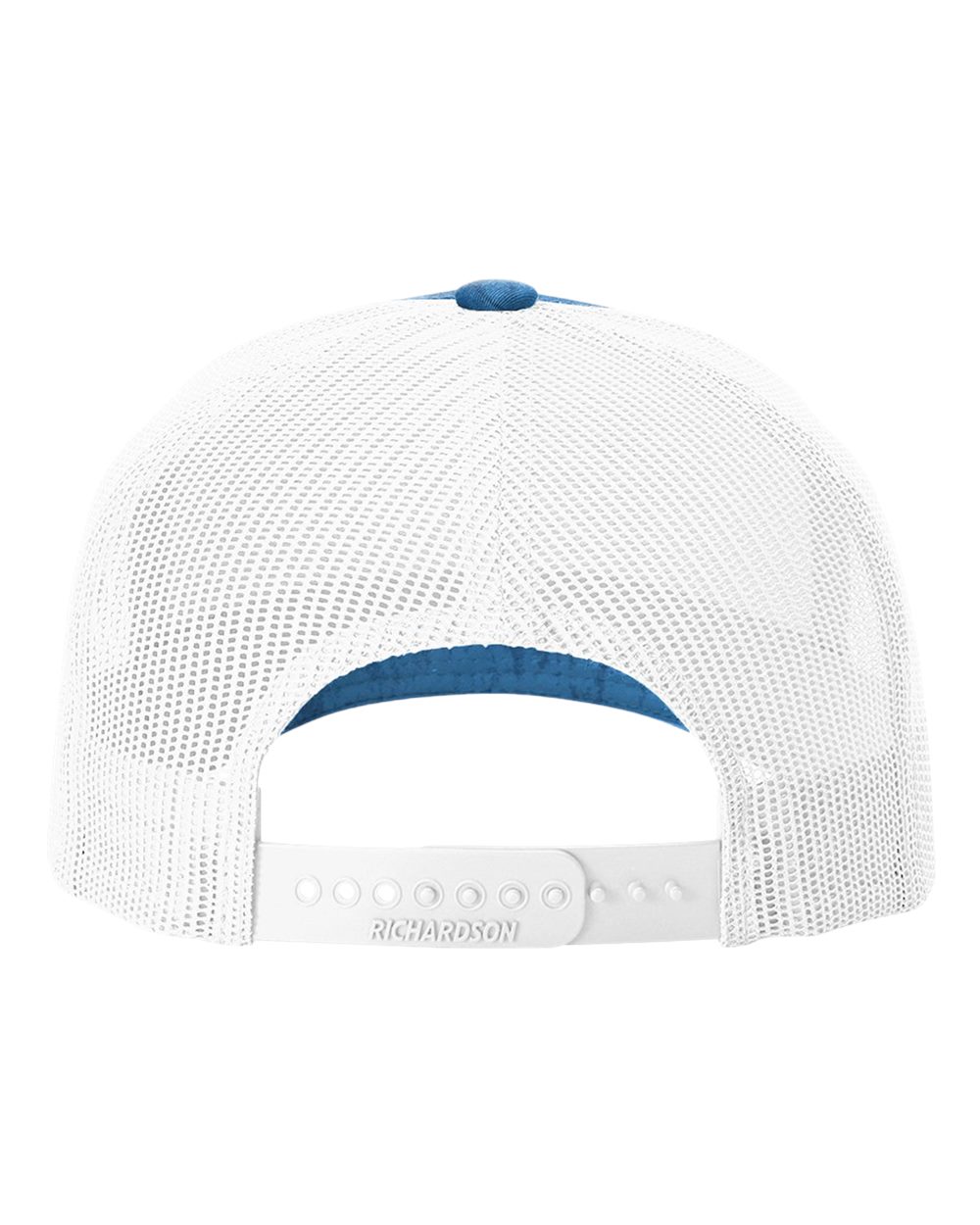 Five-Panel Printed Trucker Cap - Back - B26795250 - Realtree Fishing Light Blue/ White