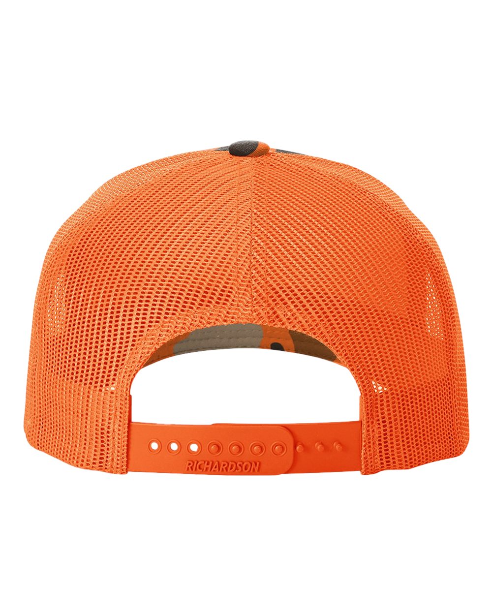 Five-Panel Printed Trucker Cap - Back - B26795320 - Blaze Duck Camo/ Blaze