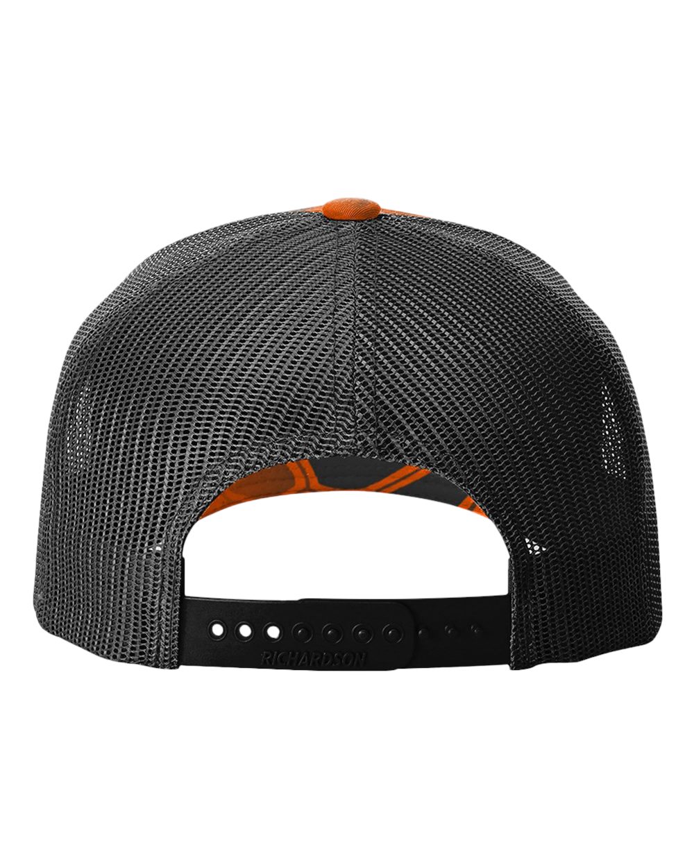 Five-Panel Printed Trucker Cap - Back - B26795360 - Kryptek Inferno/ Black