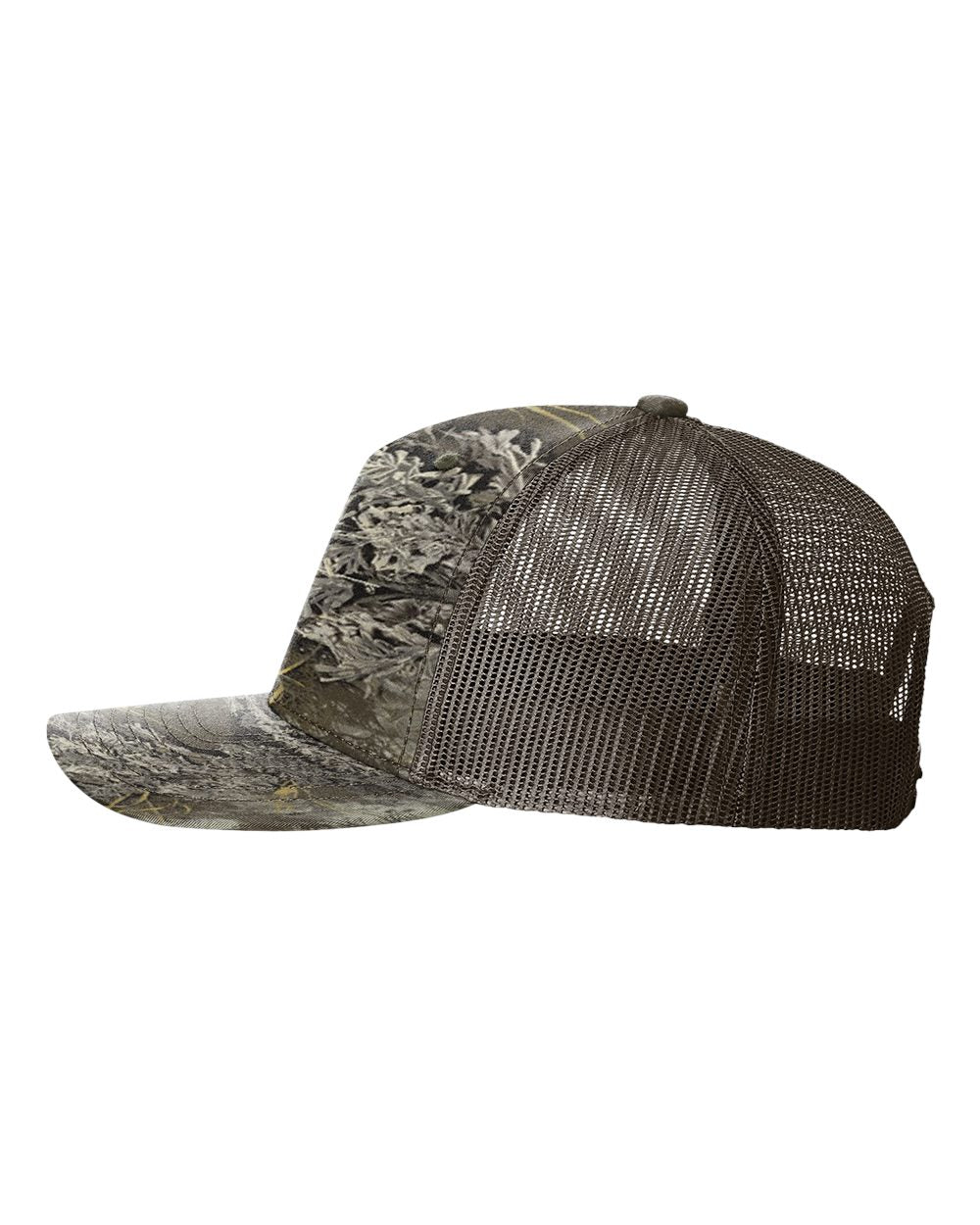 Five-Panel Printed Trucker Cap - DirectSide - B26795260 - Realtree Max-1/ Brown
