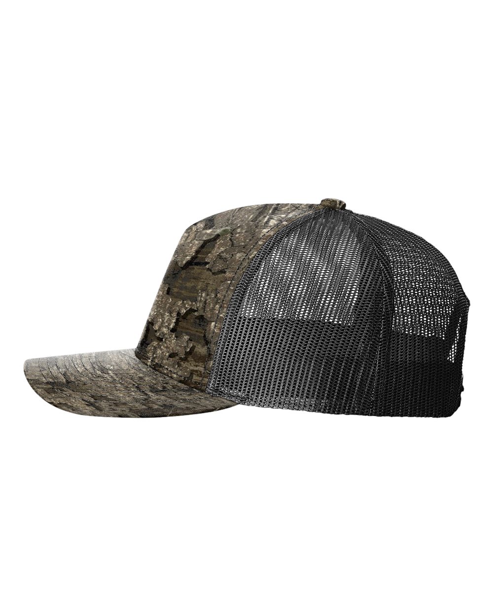 Five-Panel Printed Trucker Cap - DirectSide - B26795290 - Realtree Timber/ Black