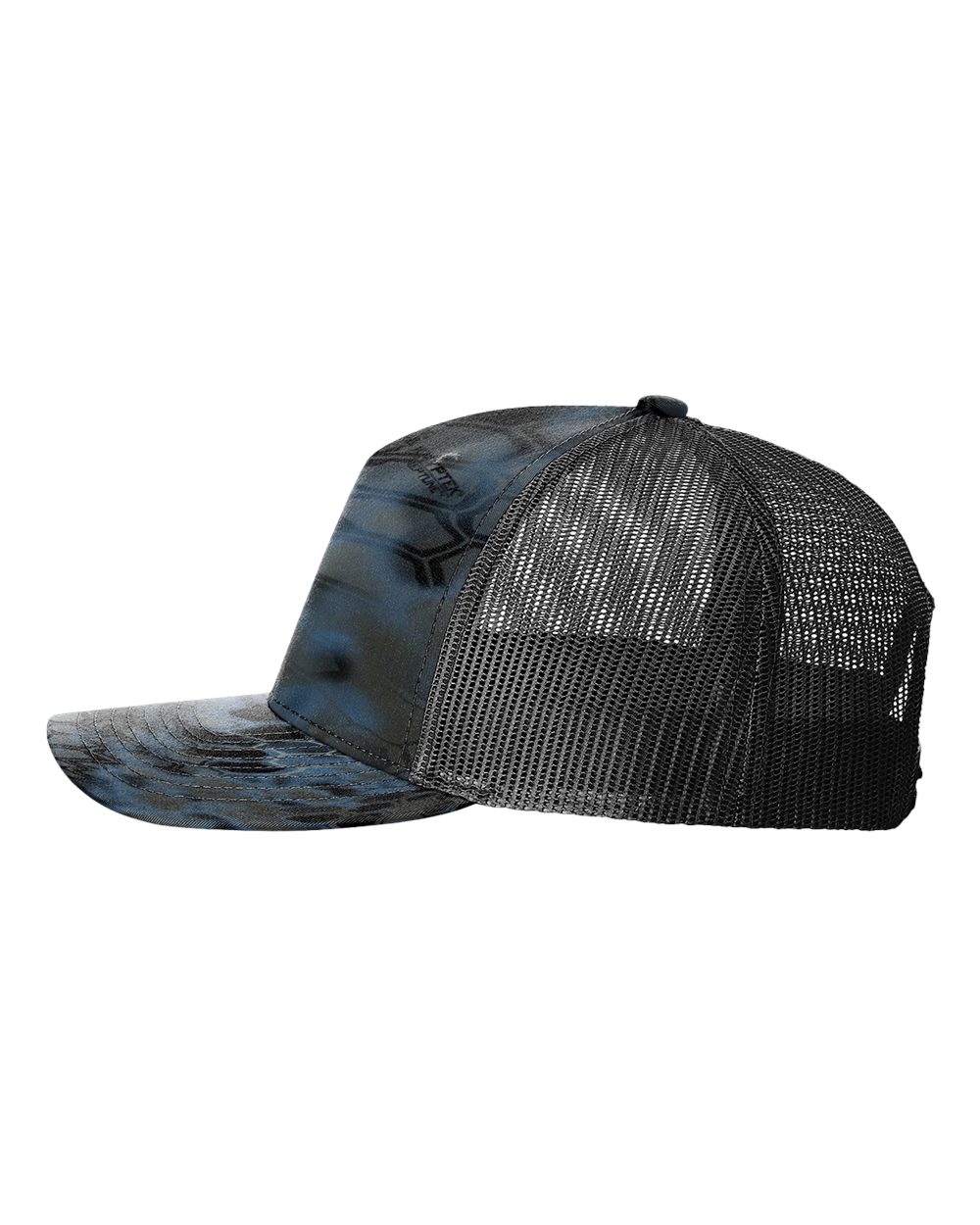 Five-Panel Printed Trucker Cap - DirectSide - B26795380 - Kryptek Neptune/ Black