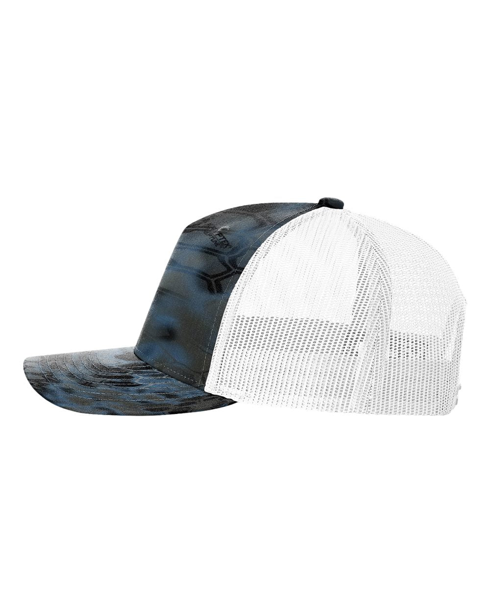 Five-Panel Printed Trucker Cap - DirectSide - B26795390 - Kryptek Neptune/ White