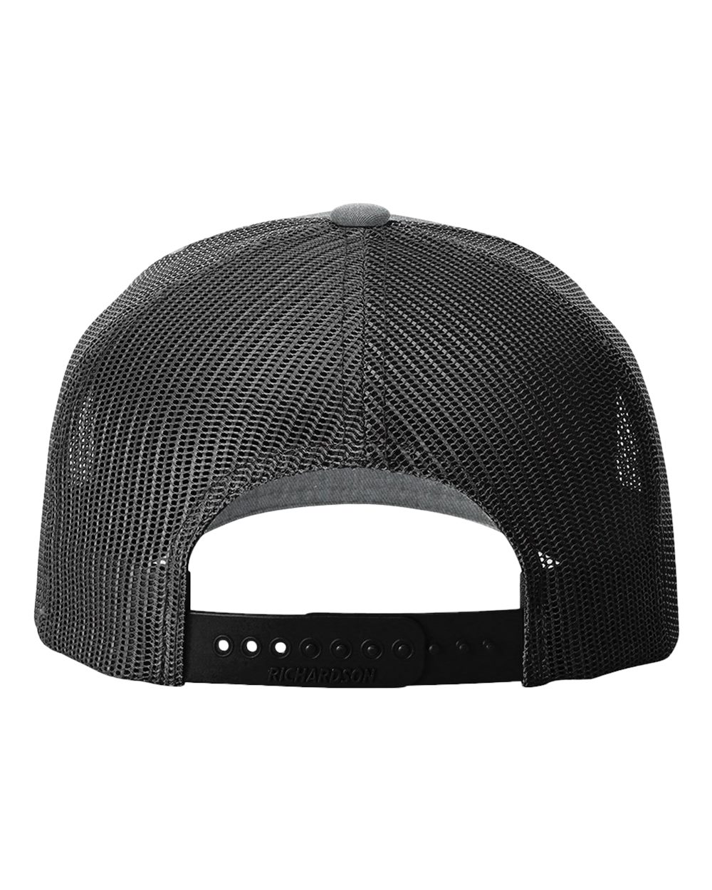 Five-Panel Trucker with Rope Cap - Back - B26895110 - Heather Grey/ Black
