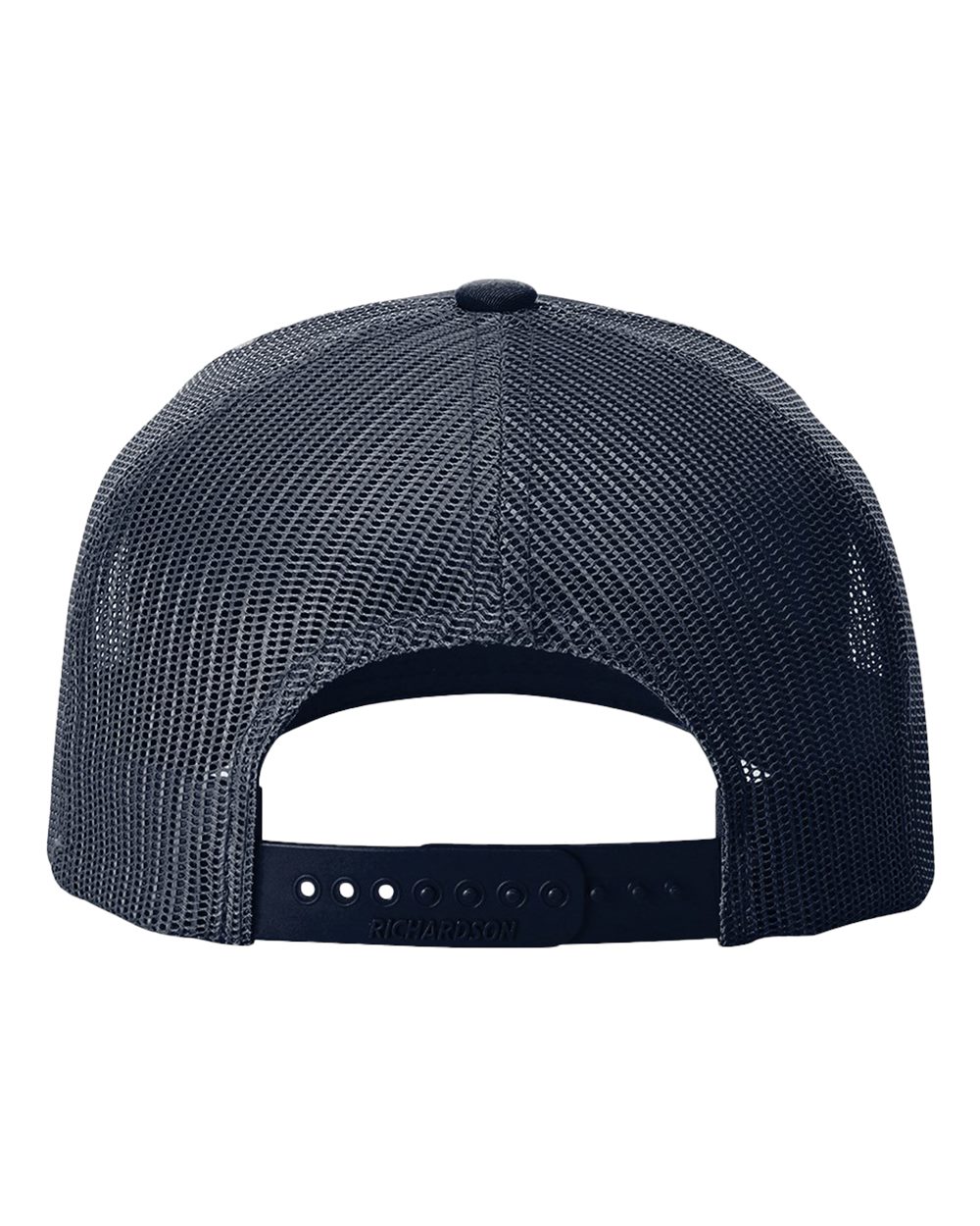 Five-Panel Trucker with Rope Cap - Back - B26895650 - Navy/ White