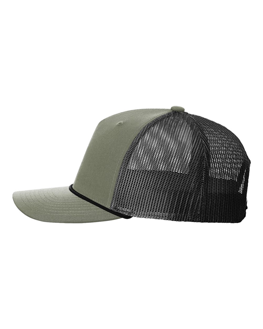 Five-Panel Trucker with Rope Cap - DirectSide - B26895140 - Loden Green/ Black