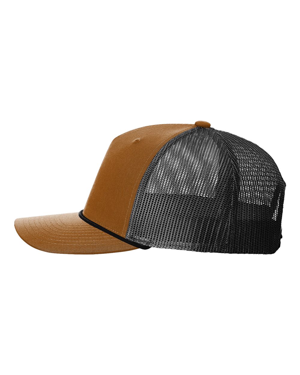 Five-Panel Trucker with Rope Cap - DirectSide - B26895600 - Caramel/ Black