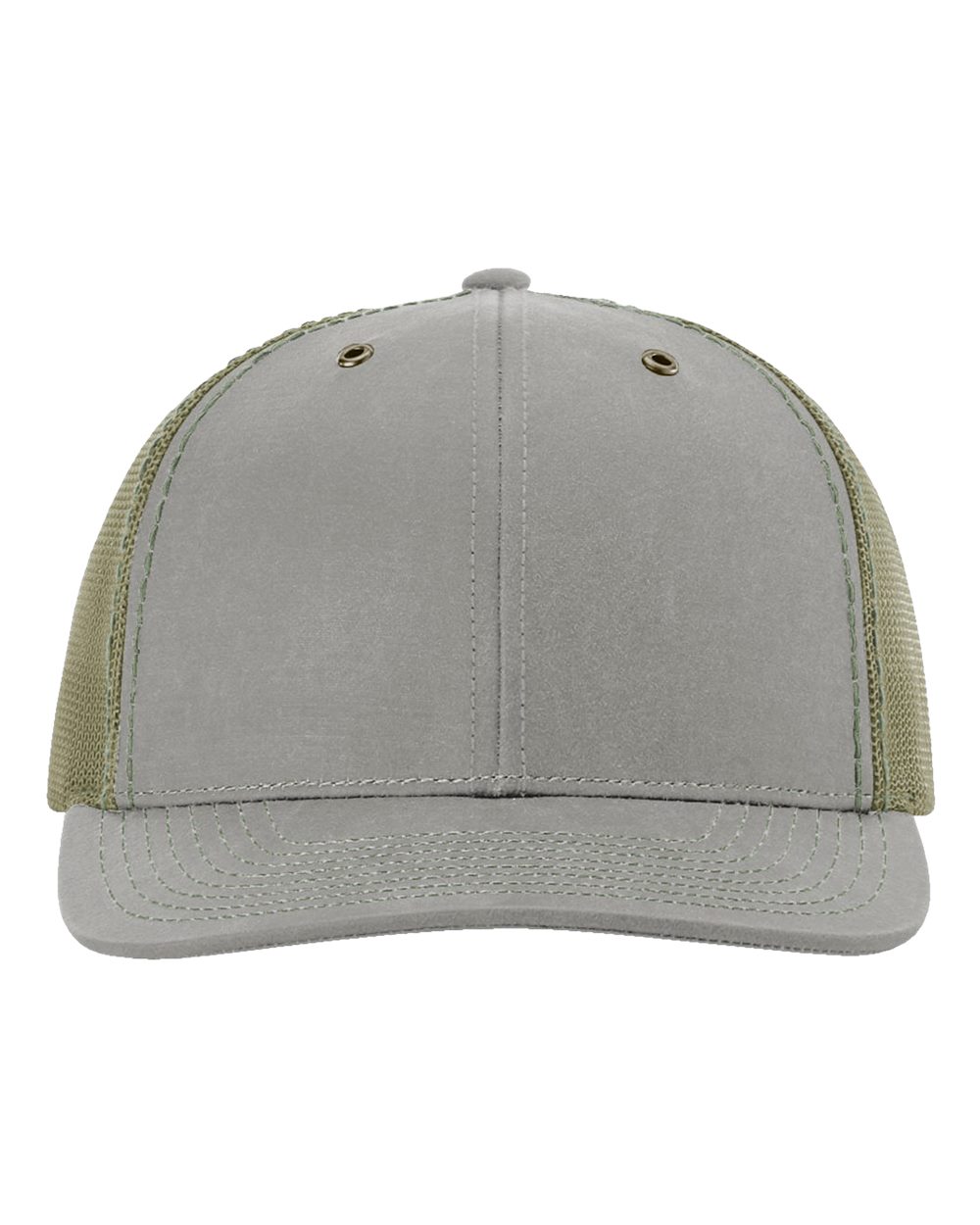 Fremont Trucker Cap - Front - B26995240 - Khaki/ Loden
