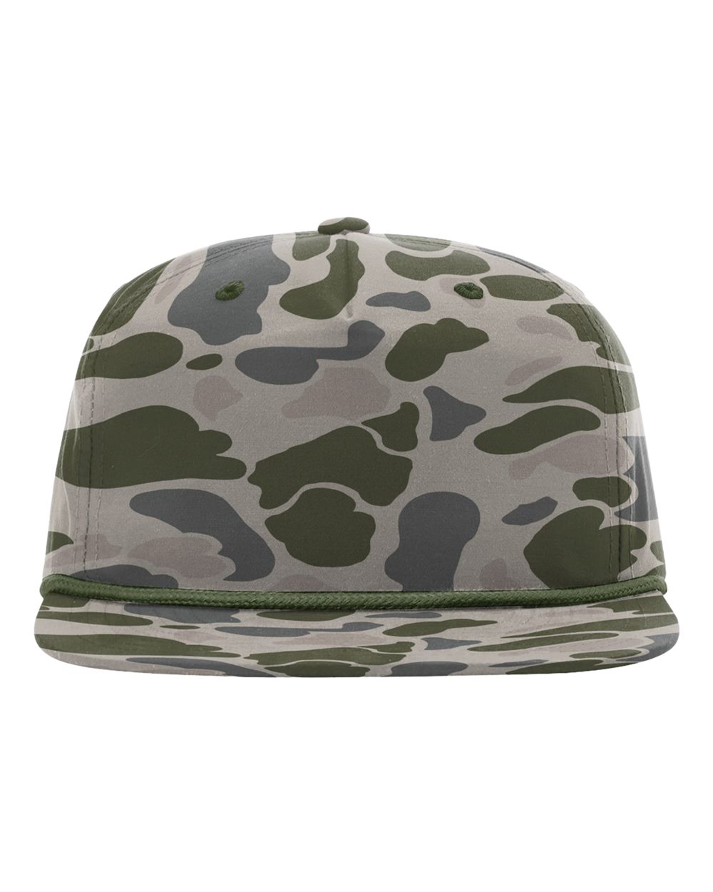 Printed Umpqua Cap - Front - B38095120 - Marsh Duck Camo/ Olive Green