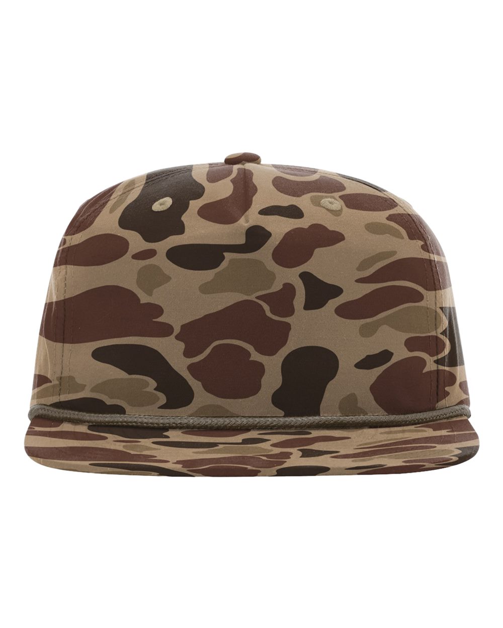 Printed Umpqua Cap - Front - B38095980 - Bark Duck Camo/ Brown