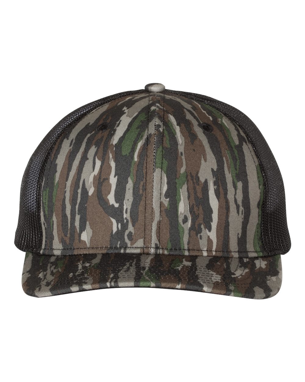 Printed Trucker Cap - Front - B46895170 - Realtree Original/ Black