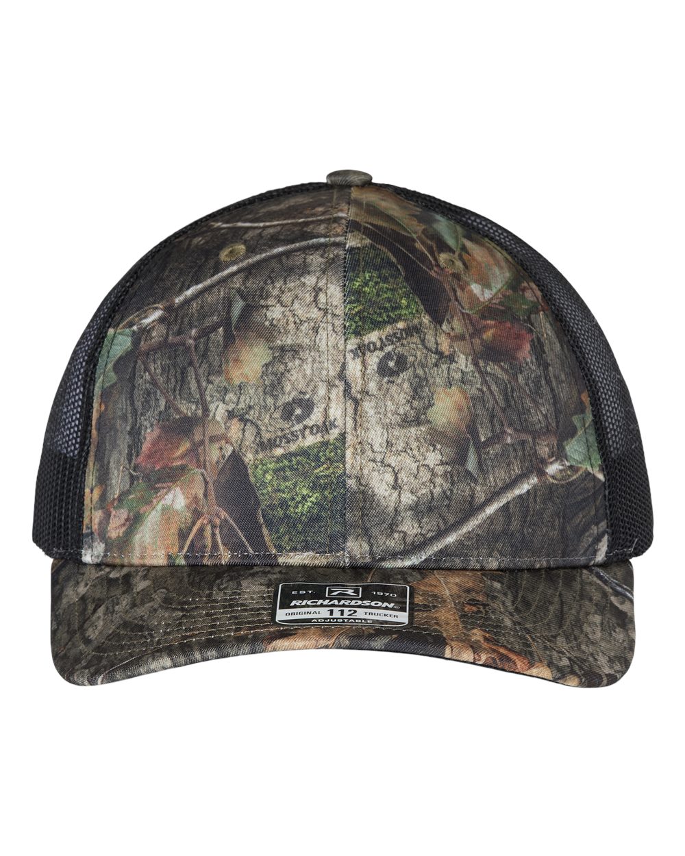 Printed Trucker Cap - Front - B46895460 - Mossy Oak Country DNA/ Black