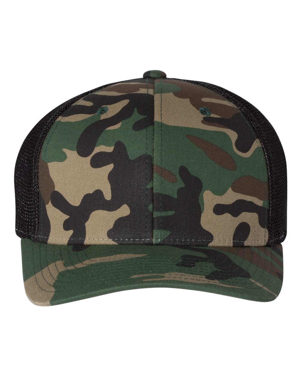 R-Flex Trucker Cap - Front - B90195541 - Army Camo/ Black