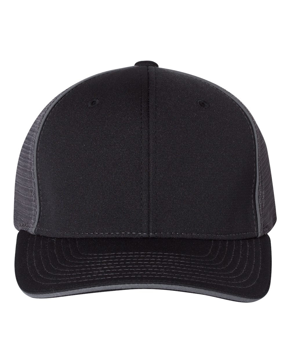 Pulse Sportmesh R-Flex Cap - Front - B90395513 - Black/ Charcoal Split