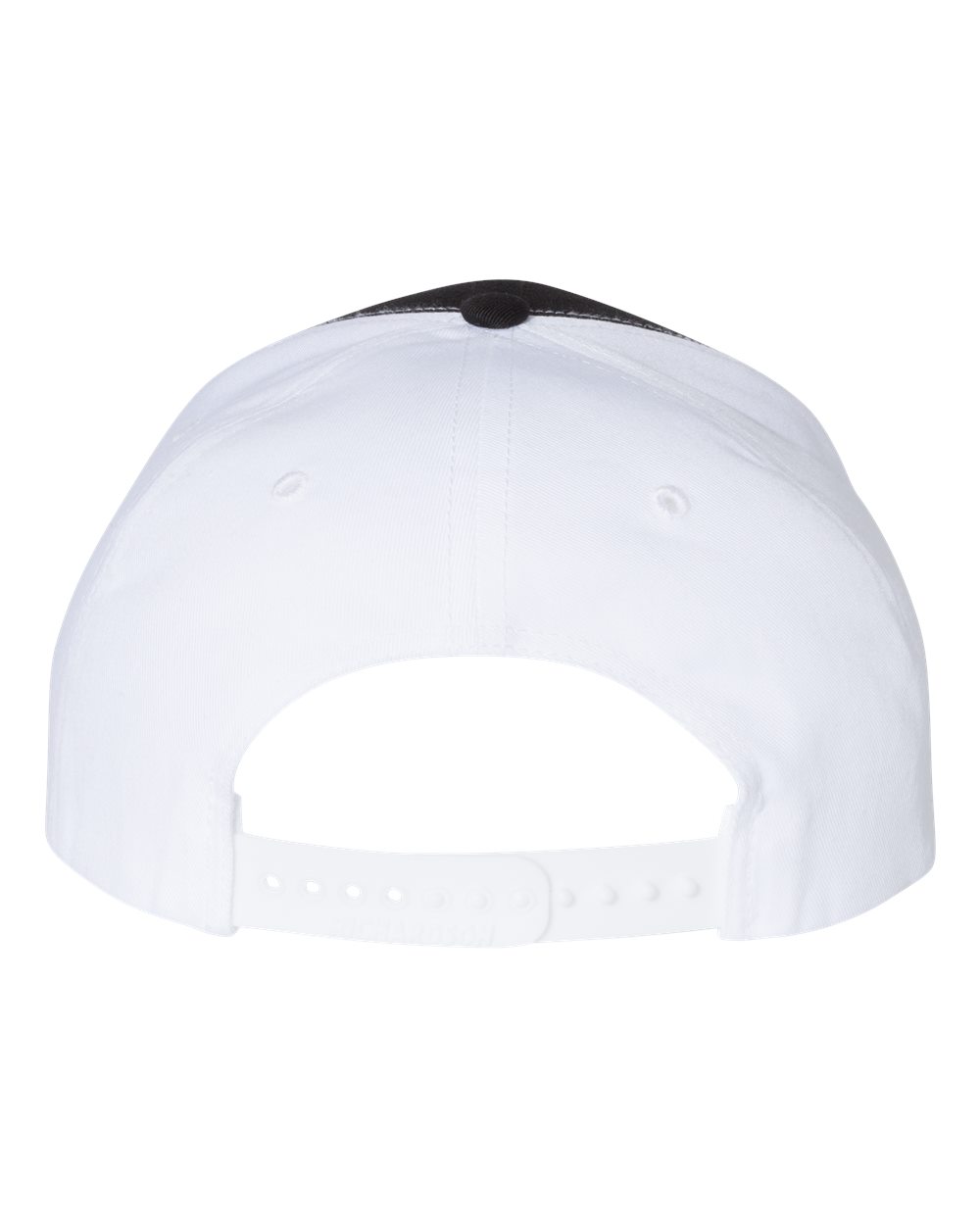 Twill Back Trucker Cap - Back - B49495020 - Black/ White