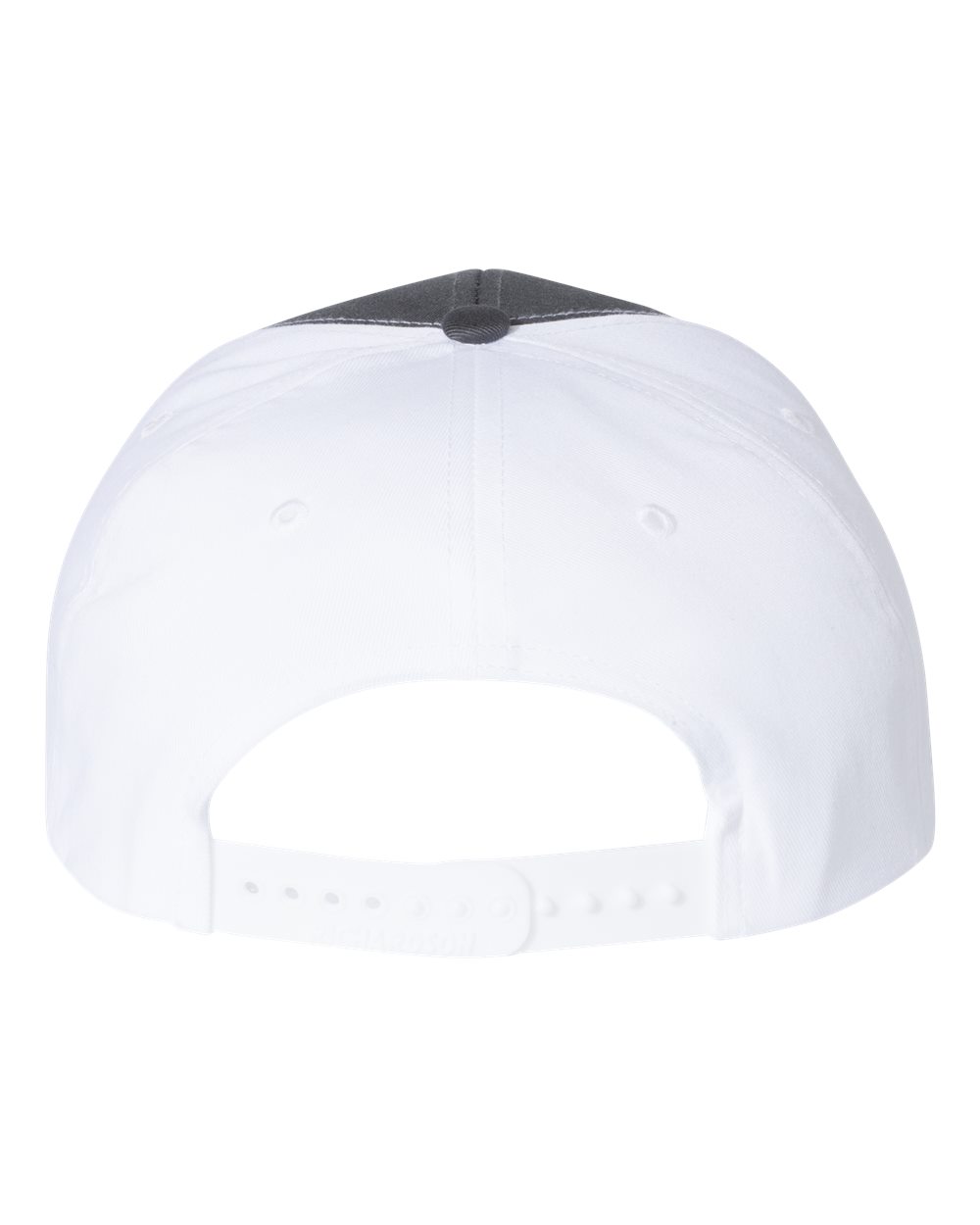 Twill Back Trucker Cap - Back - B49495100 - Charcoal/ White