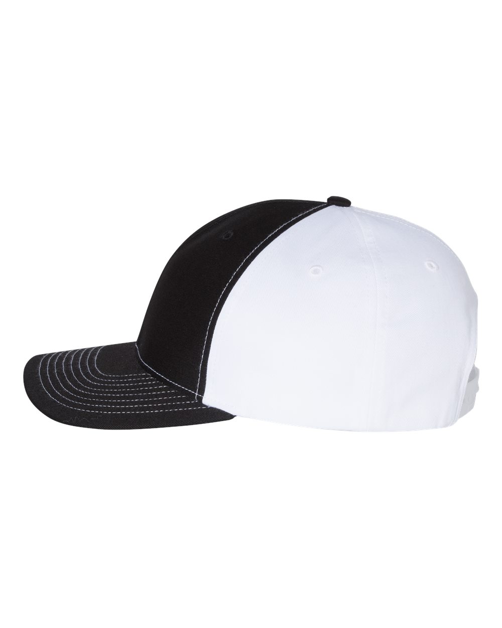 Twill Back Trucker Cap - DirectSide - B49495020 - Black/ White