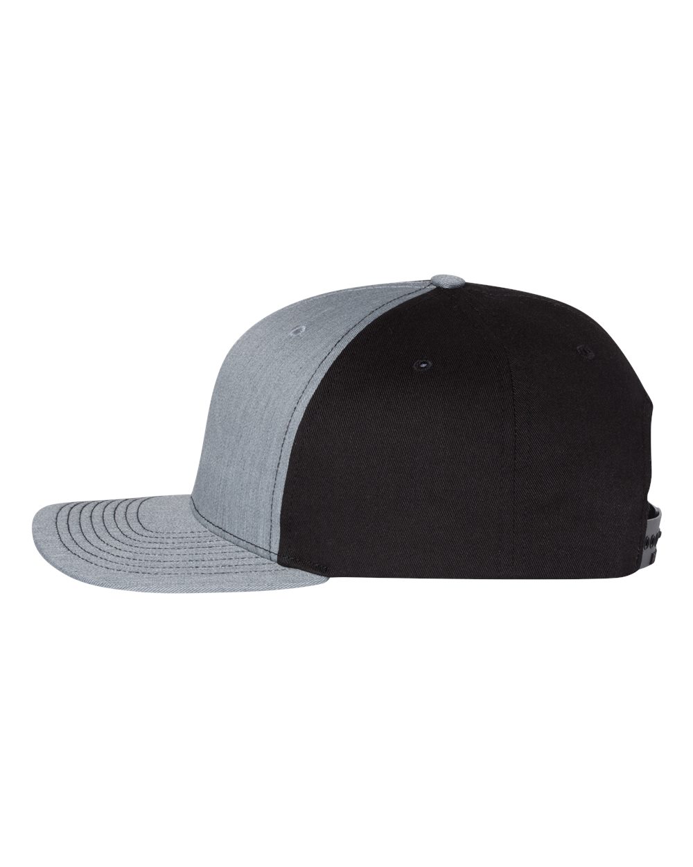 Twill Back Trucker Cap - DirectSide - B49495110 - Heather Grey/ Black