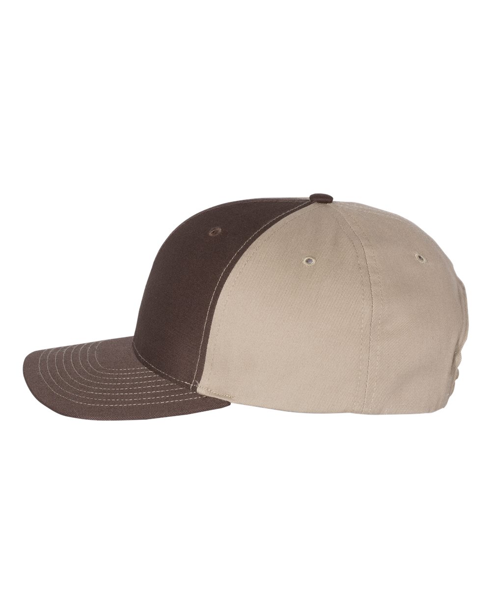 Twill Back Trucker Cap - DirectSide - B49495550 - Brown/ Khaki