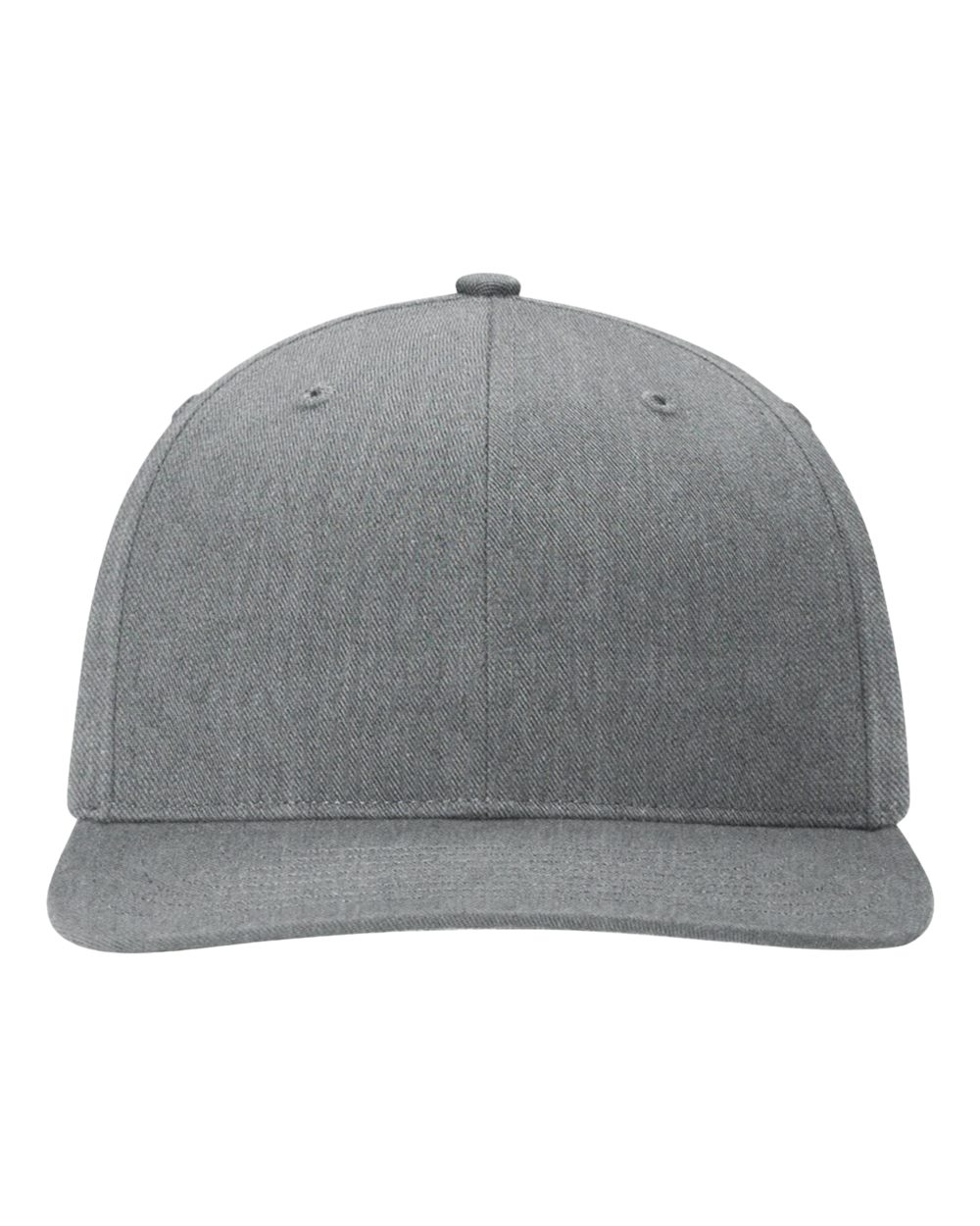 Twill Back Trucker Cap - Front - B49495580 - Heather Grey