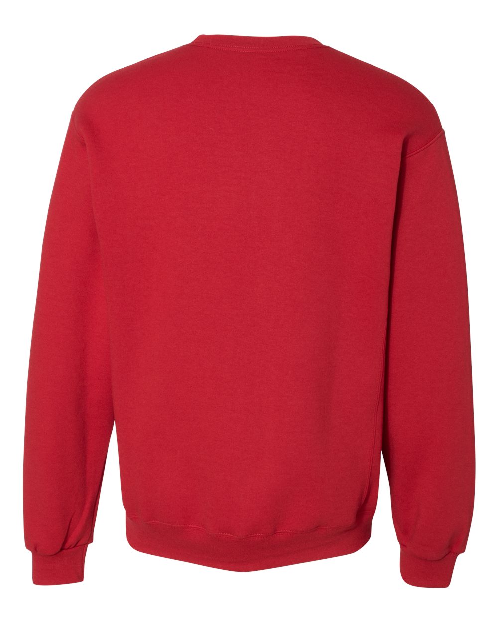 Unisex Dri Power® Crewneck Sweatshirt - Back - B60311703 - True Red