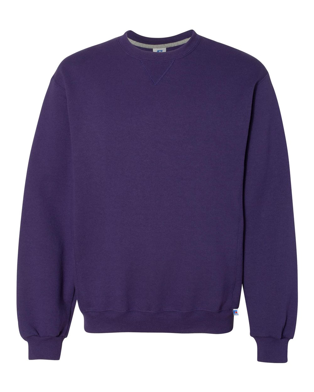 Unisex Dri Power® Crewneck Sweatshirt - Front - B60311673 - Purple