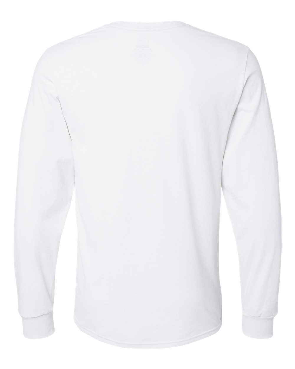Unisex Dri Power® CVC Performance Long Sleeve T-Shirt - Back - B61711003 - White