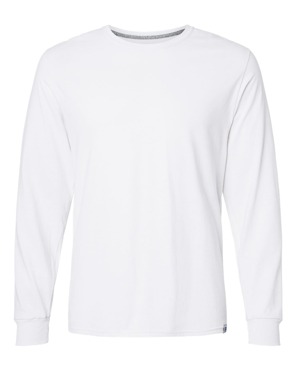 Unisex Dri Power® CVC Performance Long Sleeve T-Shirt - Front - B61711003 - White