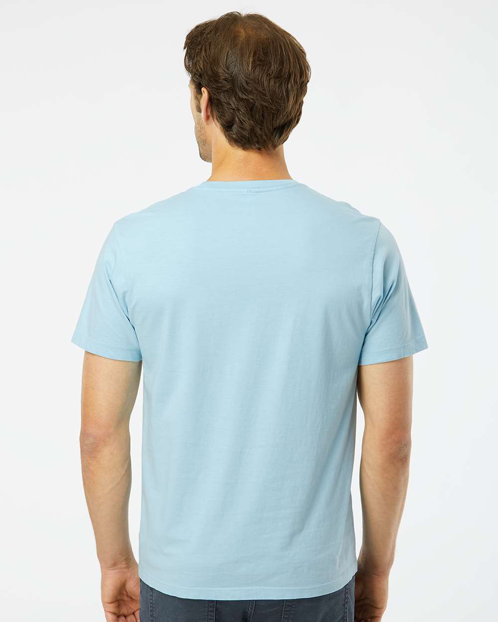 Unisex Organic T-Shirt - OnModelBack - B10072103 - Chambray