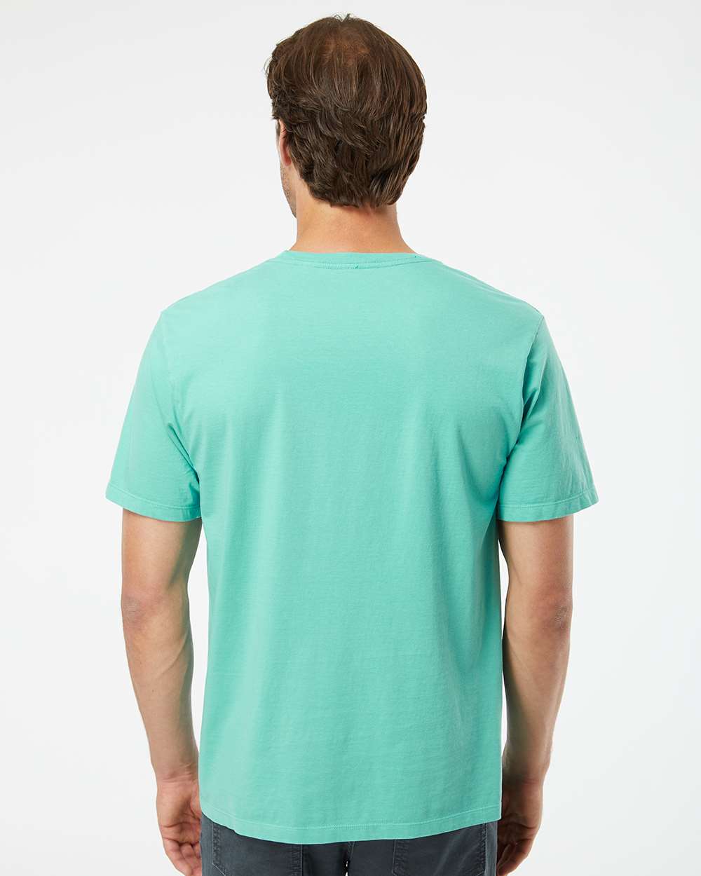 Unisex Organic T-Shirt - OnModelBack - B10072153 - Seafoam