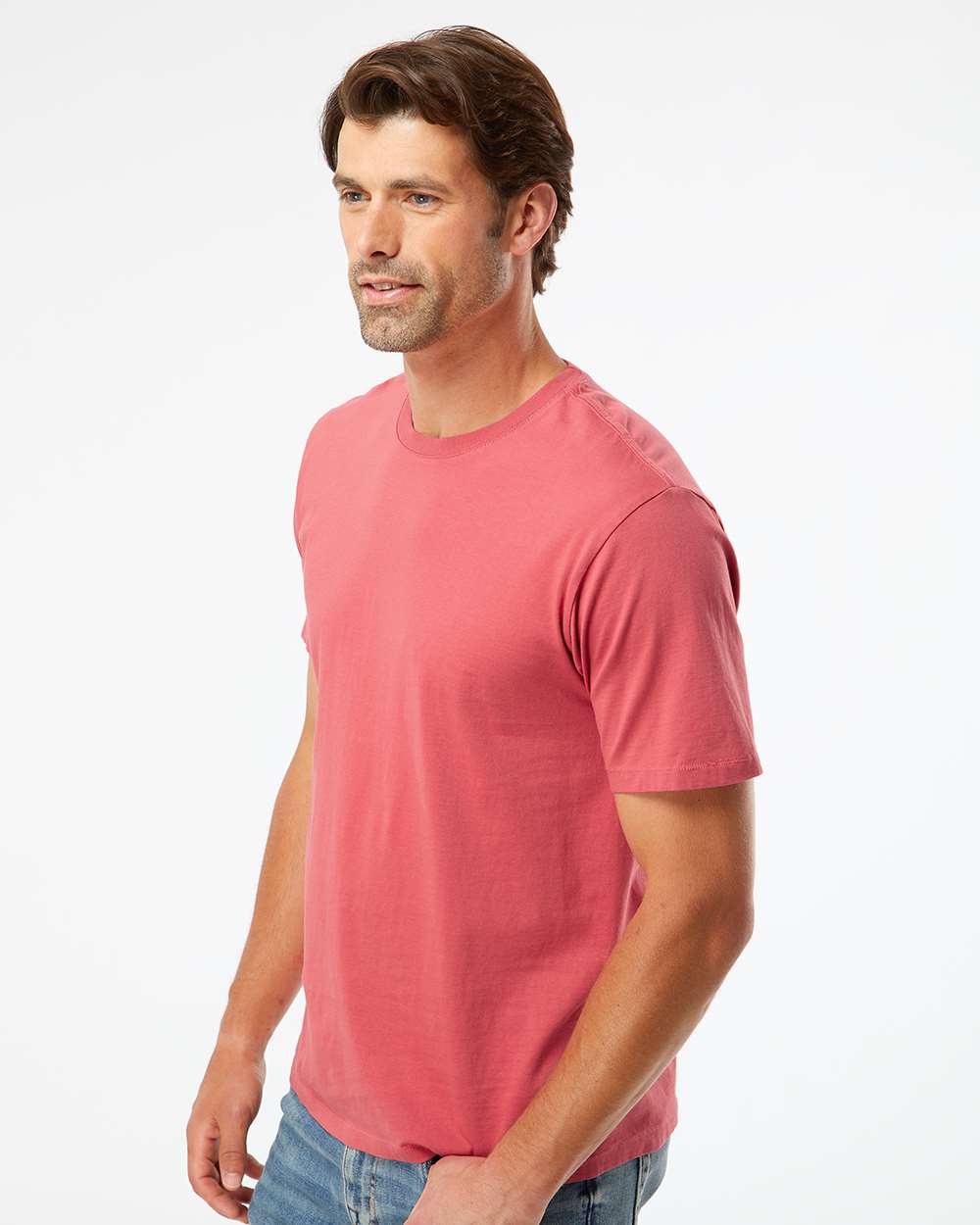 Unisex Organic T-Shirt - OnModelSide - B10072003 - Brick