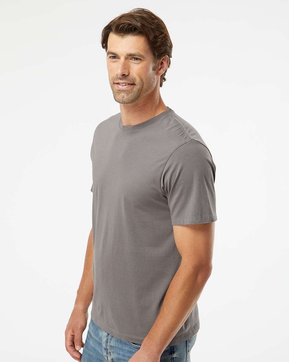 Unisex Organic T-Shirt - OnModelSide - B10072123 - Graphite