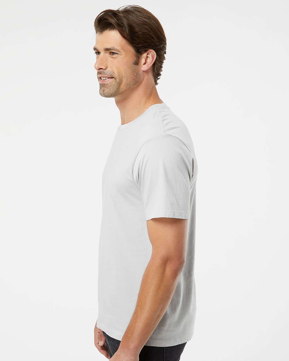 Unisex Organic T-Shirt - OnModelSide - B10072163 - Silver