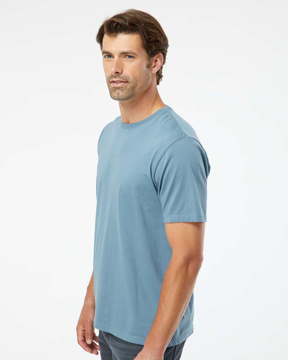 Unisex Organic T-Shirt - OnModelSide - B10072173 - Slate