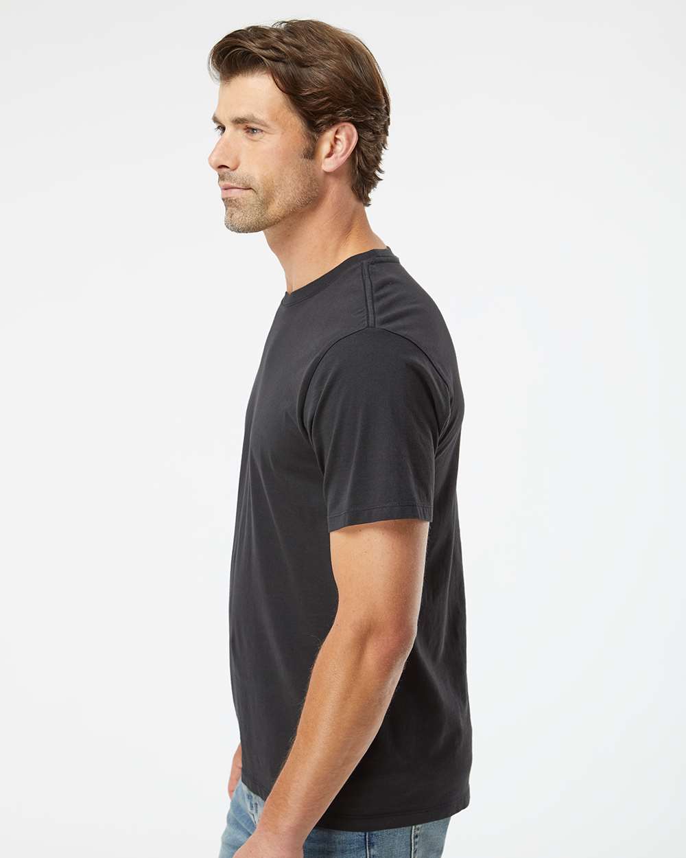 Unisex Organic T-Shirt - OnModelSide - B10072503 - Black