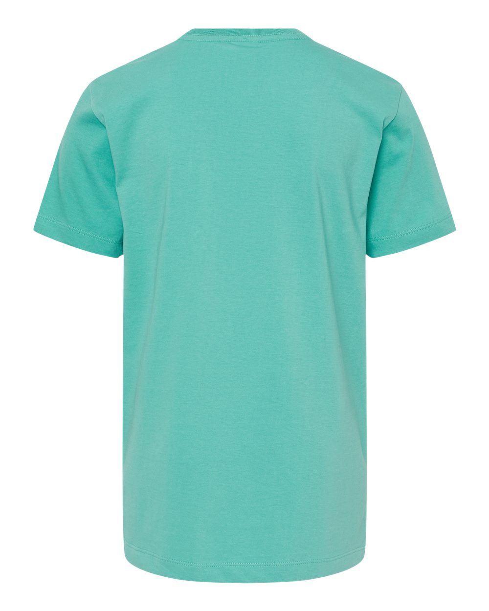Youth Organic T-Shirt - Back - B10172142 - Seafoam