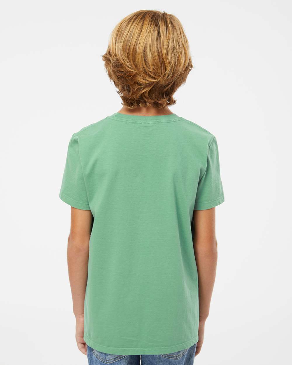 Youth Organic T-Shirt - OnModelBack - B10172132 - Pine