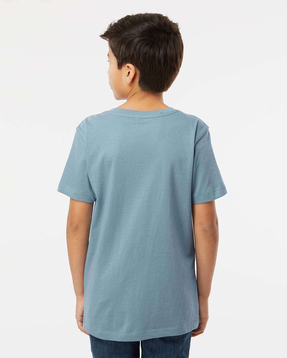 Youth Organic T-Shirt - OnModelBack - B10172152 - Slate