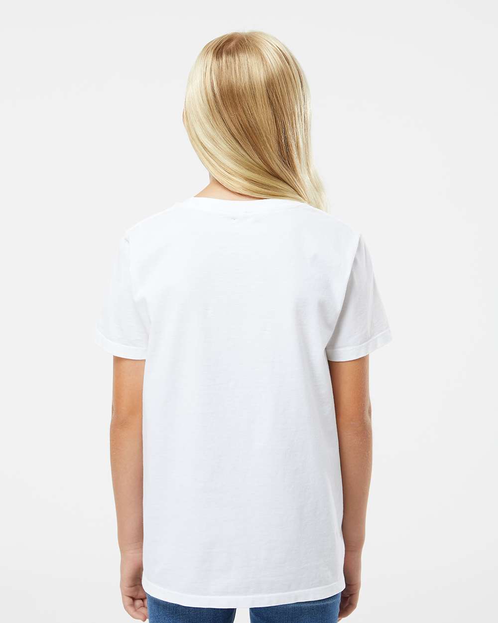 Youth Organic T-Shirt - OnModelBack - B10172162 - White