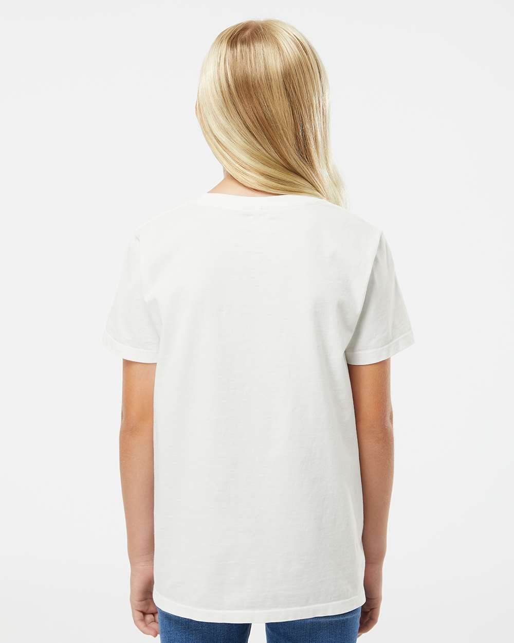 Youth Organic T-Shirt - OnModelBack - B10172242 - Ivory