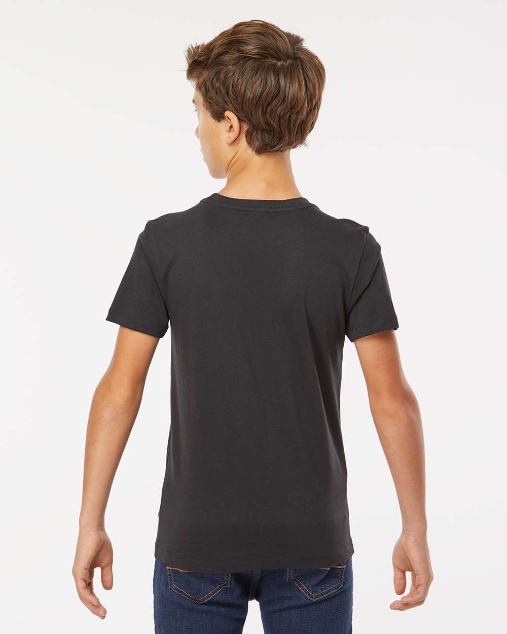 Youth Organic T-Shirt - OnModelBack - B10172502 - Black