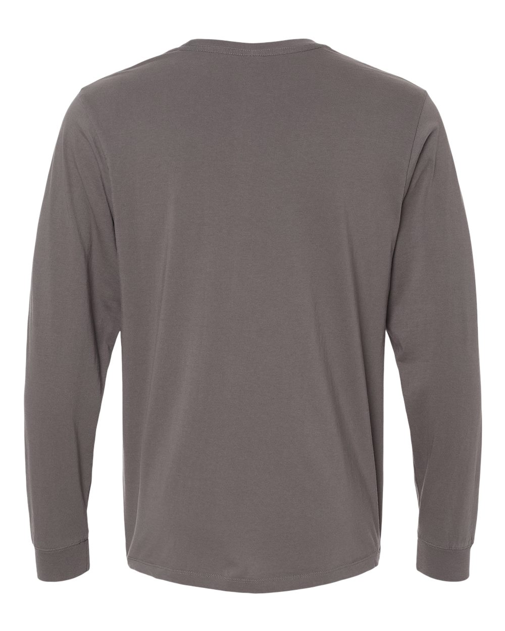Unisex Organic Long Sleeve T-Shirt - Back - B10272003 - Graphite