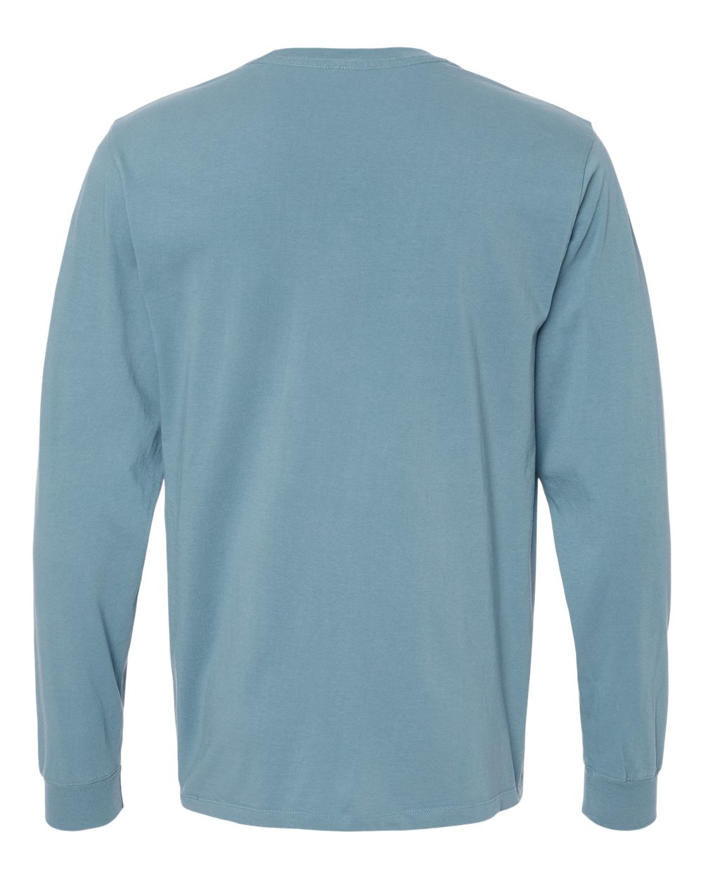 Unisex Organic Long Sleeve T-Shirt - Back - B10272133 - Slate