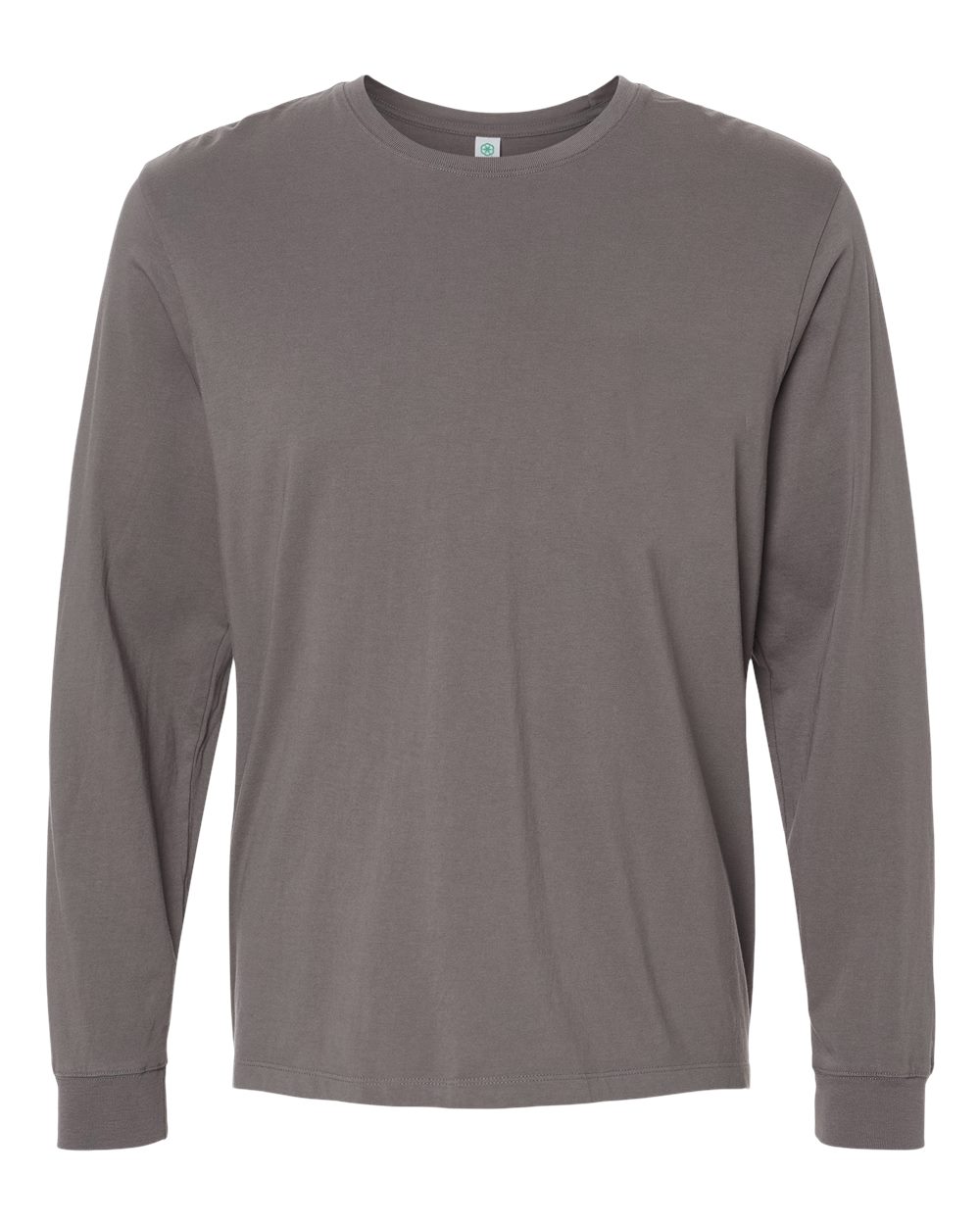 Unisex Organic Long Sleeve T-Shirt - Front - B10272003 - Graphite