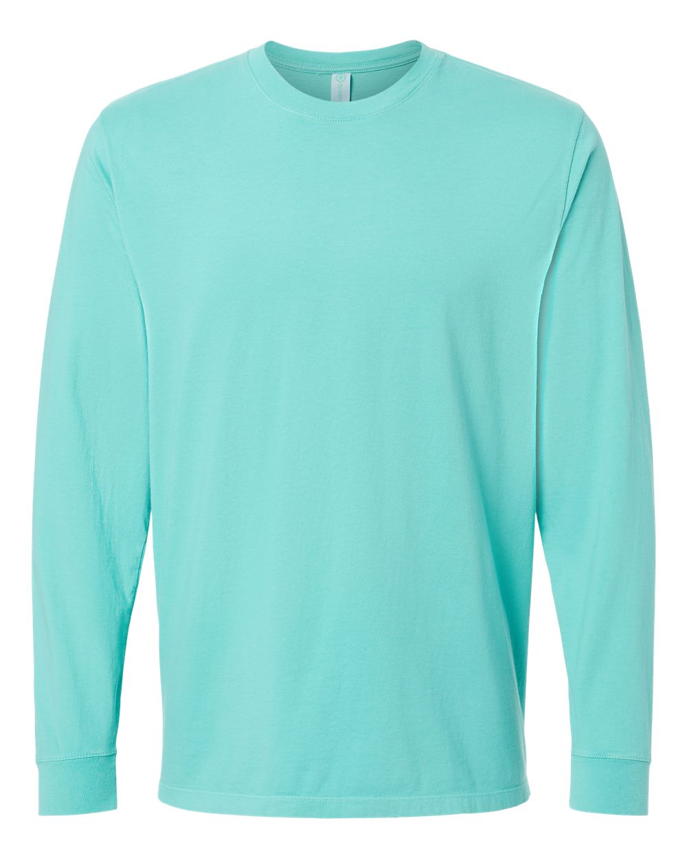 Unisex Organic Long Sleeve T-Shirt - Front - B10272123 - Seafoam