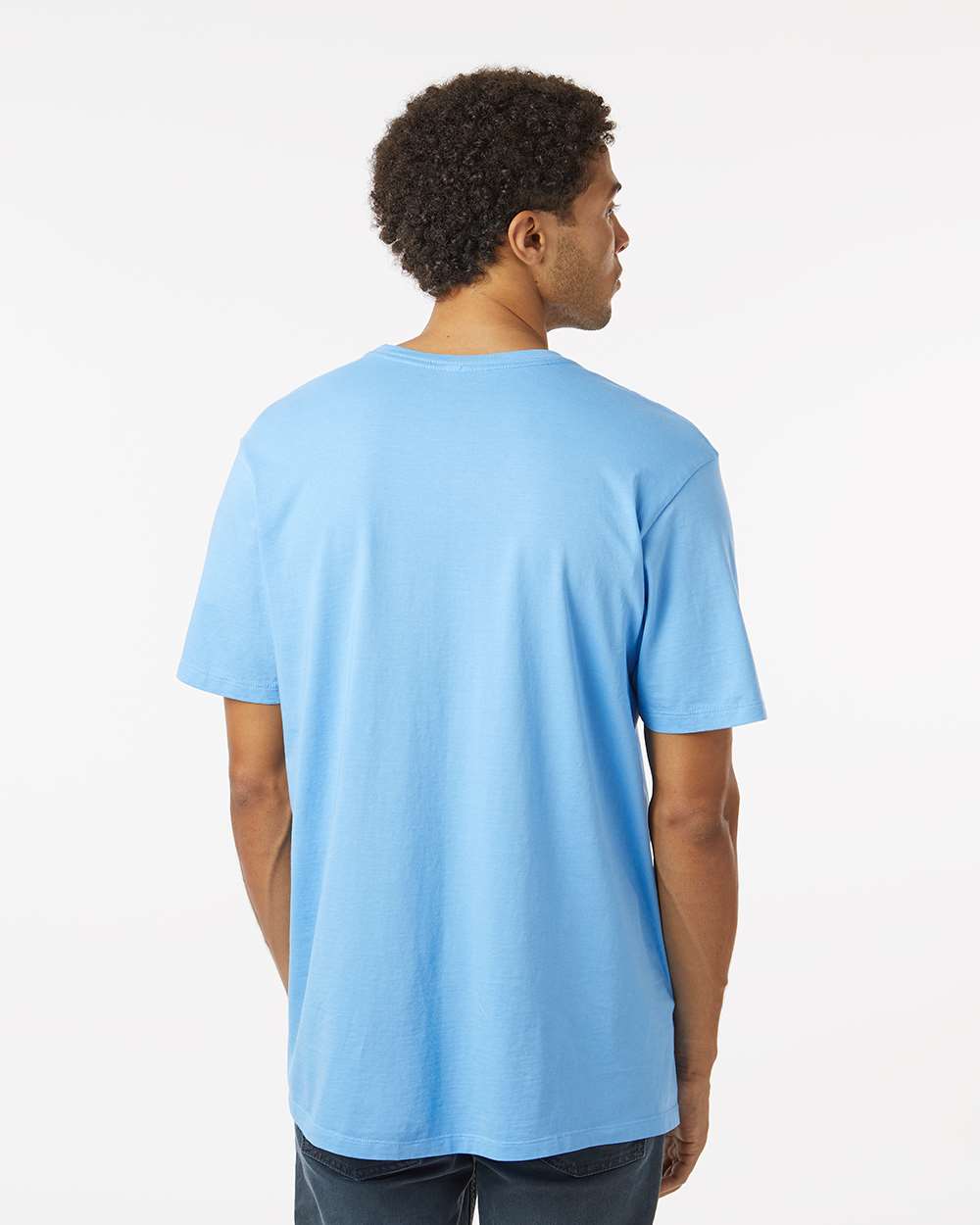 Unisex Classic T-Shirt - OnModelBack - B10372253 - Azure