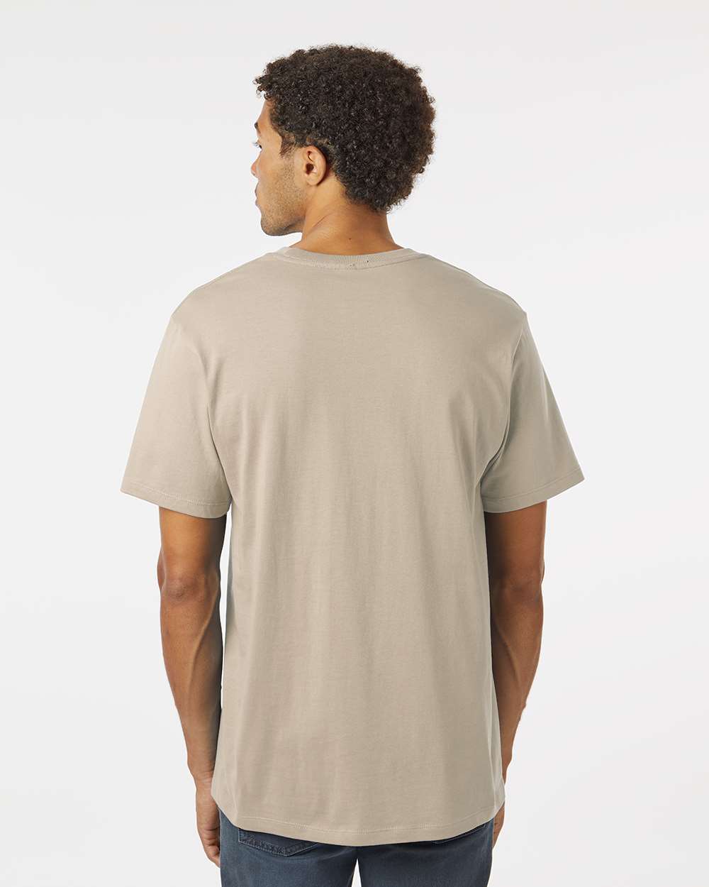 Unisex Classic T-Shirt - OnModelBack - B10372363 - Latte