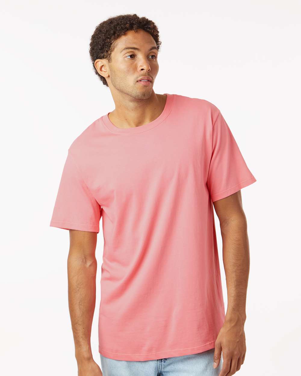 Unisex Classic T-Shirt - OnModelFront - B10372103 - Pink