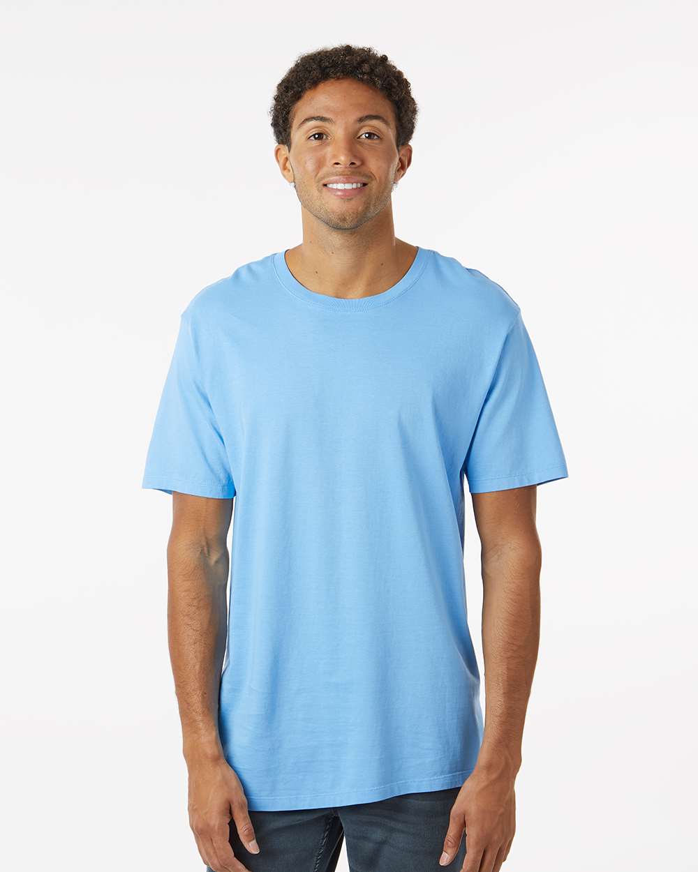 Unisex Classic T-Shirt - OnModelFront - B10372253 - Azure