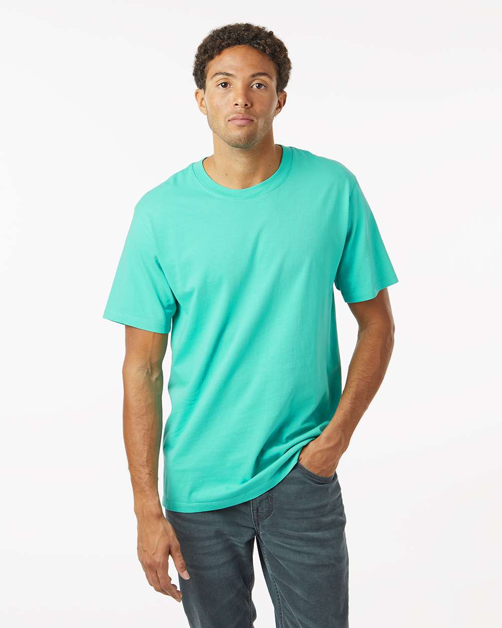 Unisex Classic T-Shirt - OnModelFront - B10372263 - Seafoam